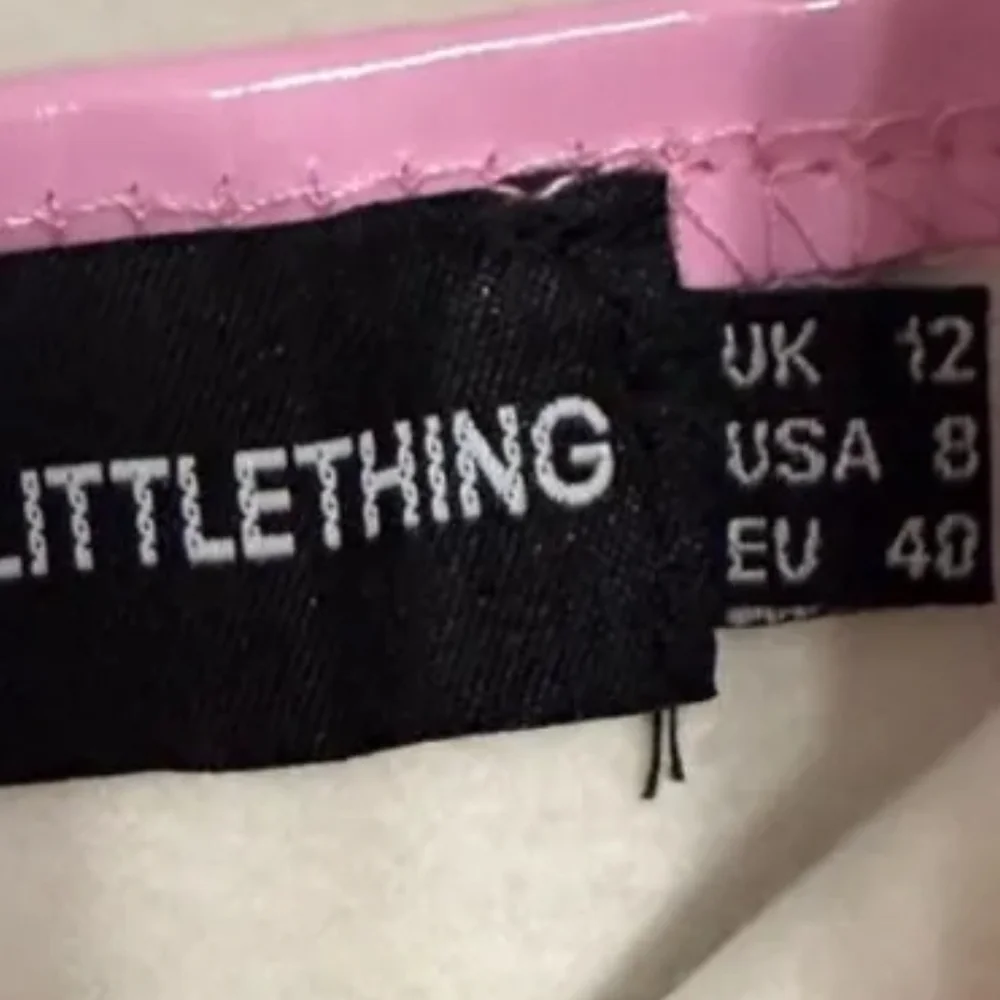 PrettyLittleThing Shiny Light Pink Mini Dress - Picture 3 of 3